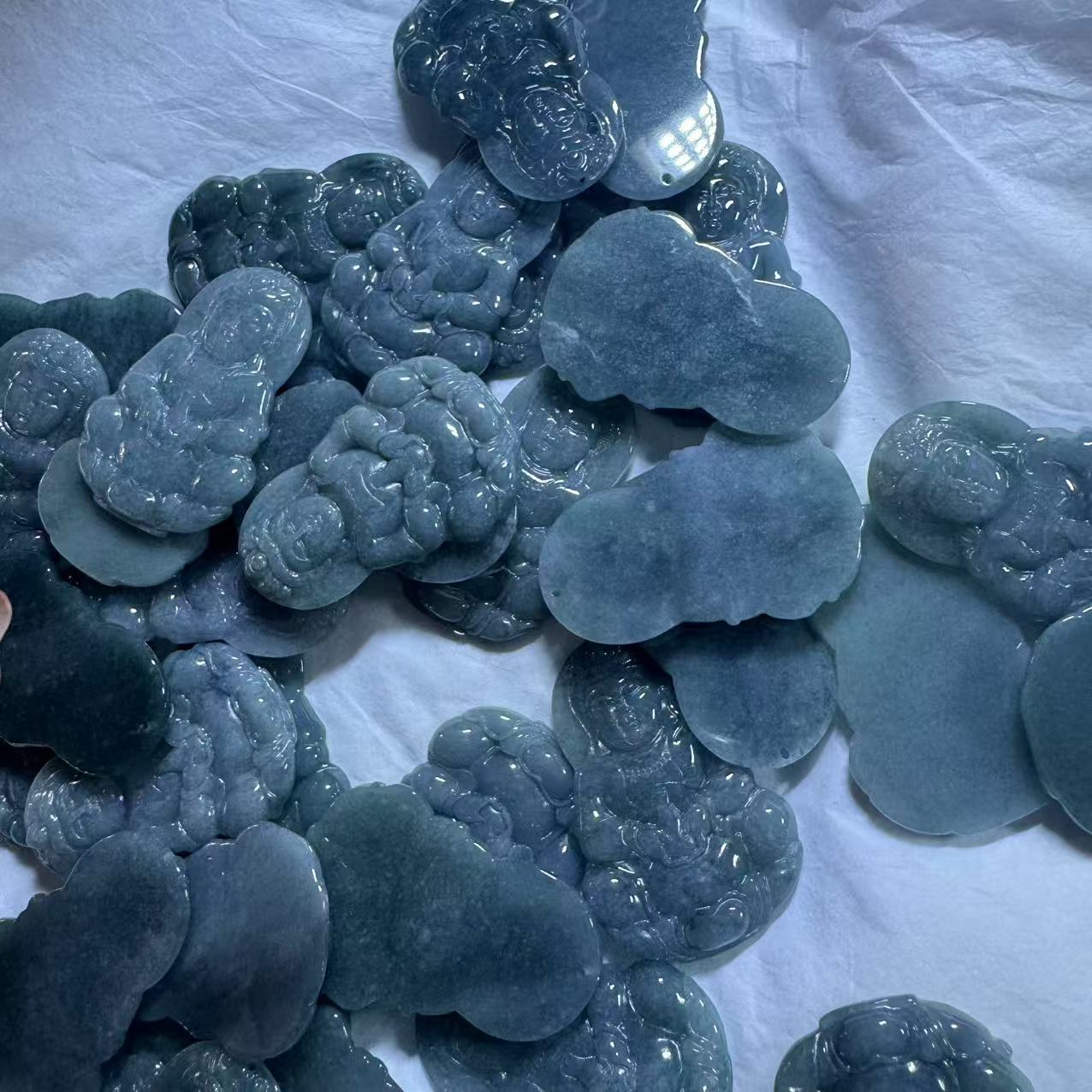 天然a货翡翠观音吊坠-c036—多样性发一件