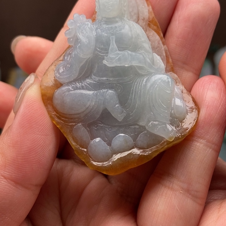 康***）定制翡翠未镶嵌天然缅甸翡翠A货