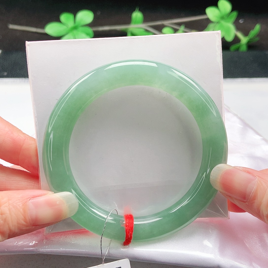 未镶嵌手镯翡翠56圆条