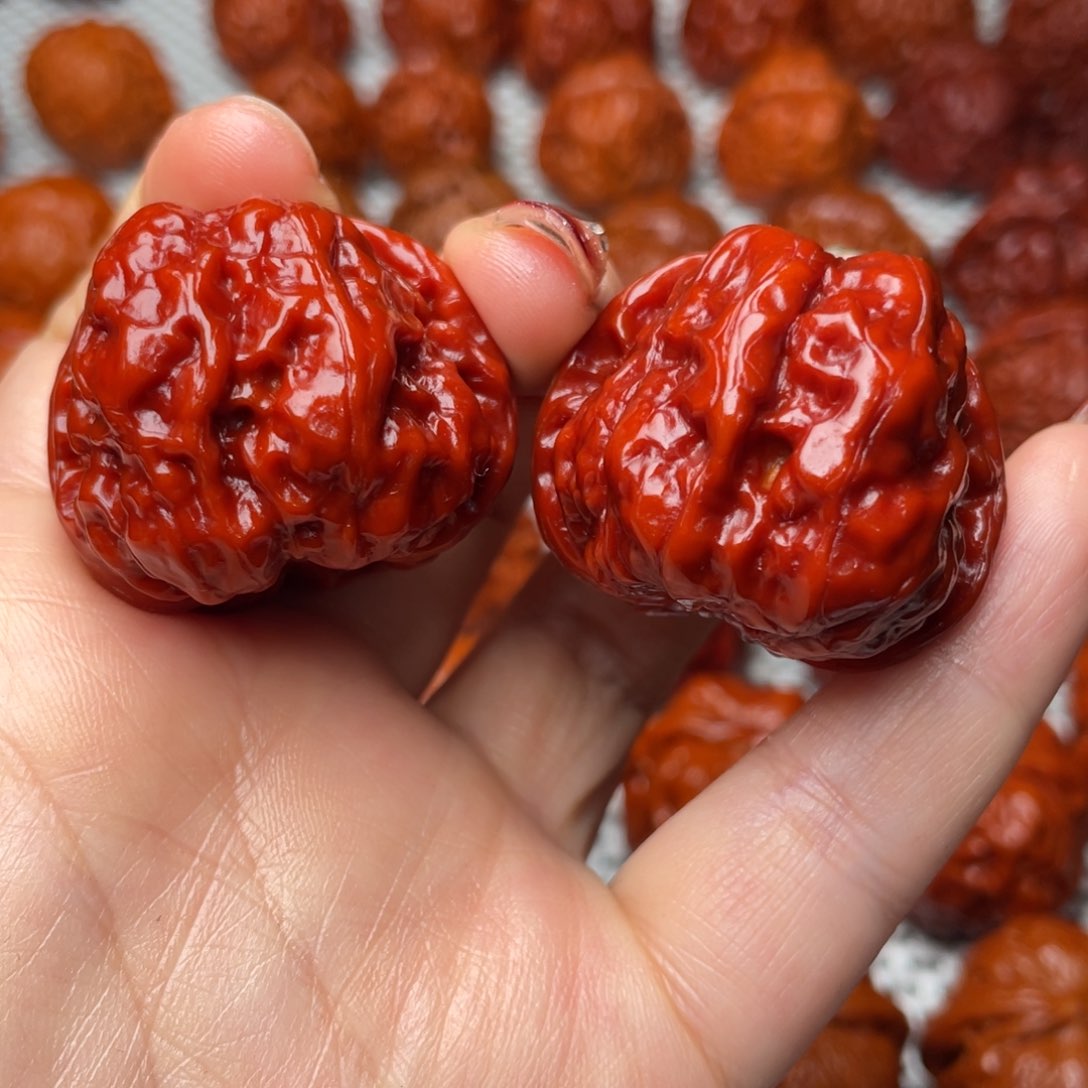 桃核吊坠文玩核桃 手把件 蛤蟆头 37