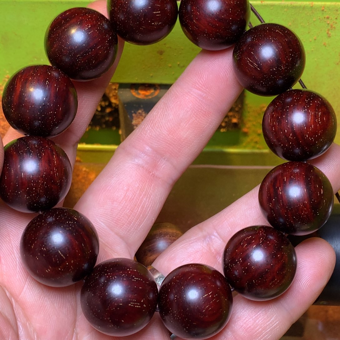 小叶紫檀手串/手链2.0满金星