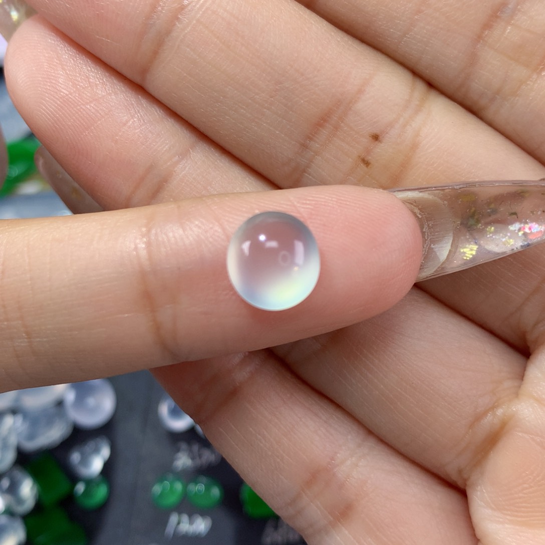 翡翠颈饰未镶嵌纯天然缅甸A货翡翠