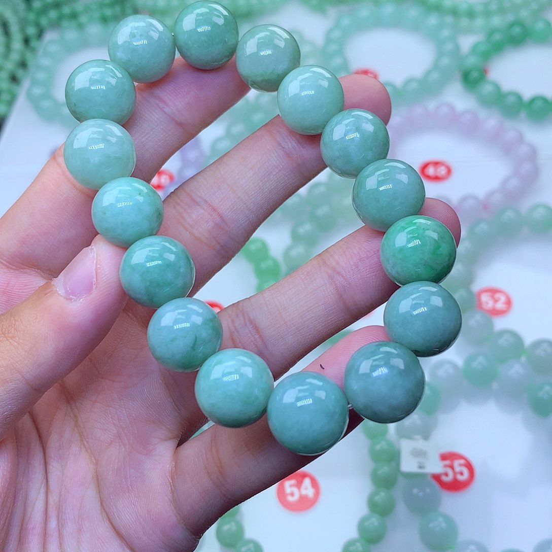 翡翠未镶嵌毛衣链