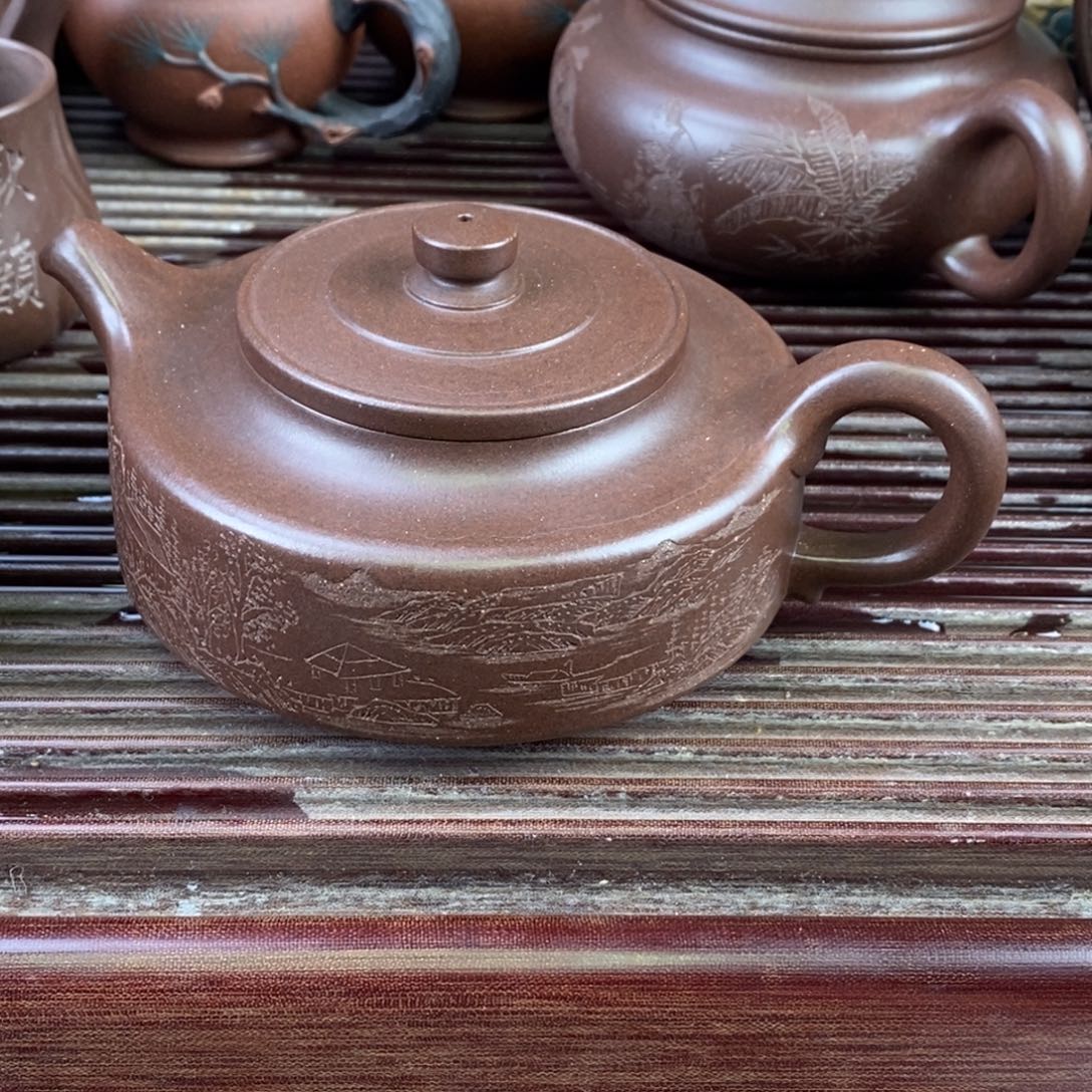 紫砂茶壶原矿手工118