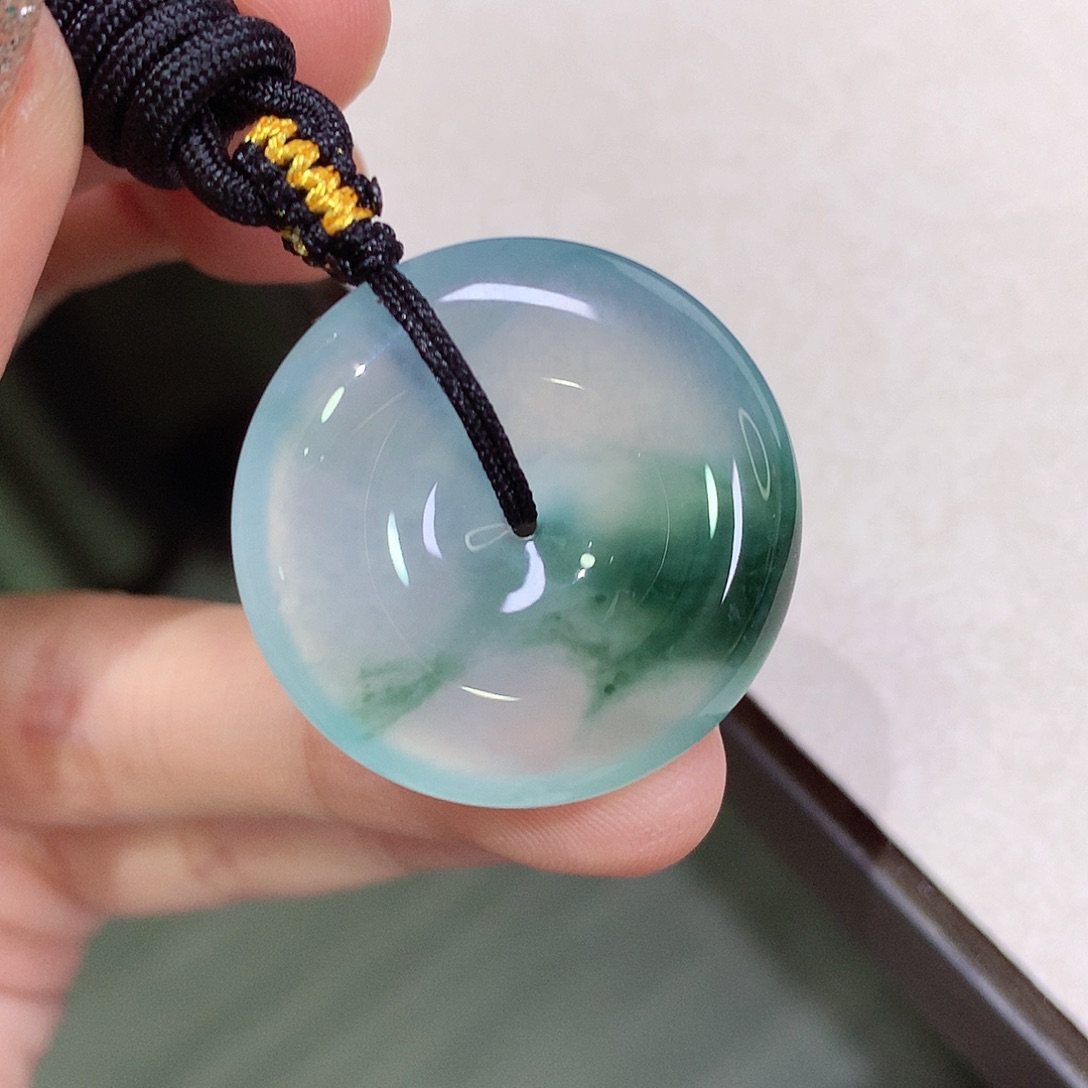 翡翠未镶嵌颈饰27.7-6