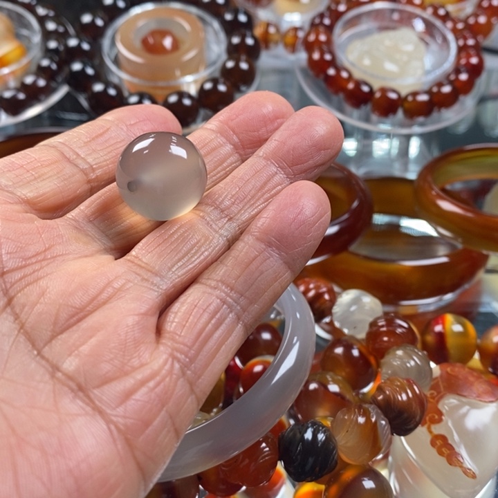 B***橘柏香籽/百香籽吊坠