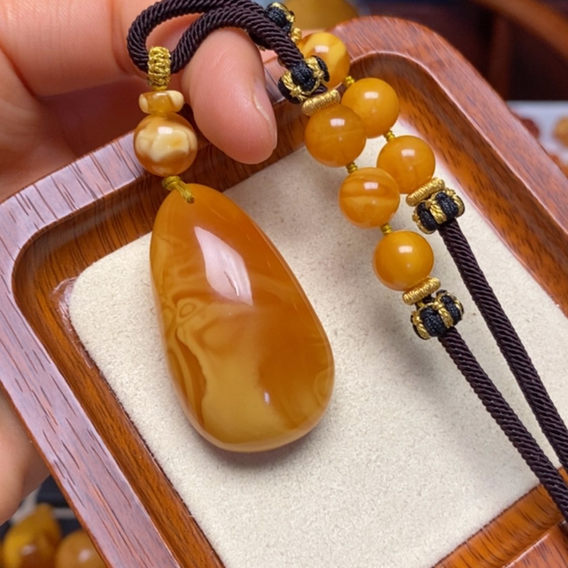 【闪购商品】蜜蜡颈饰未镶嵌项链