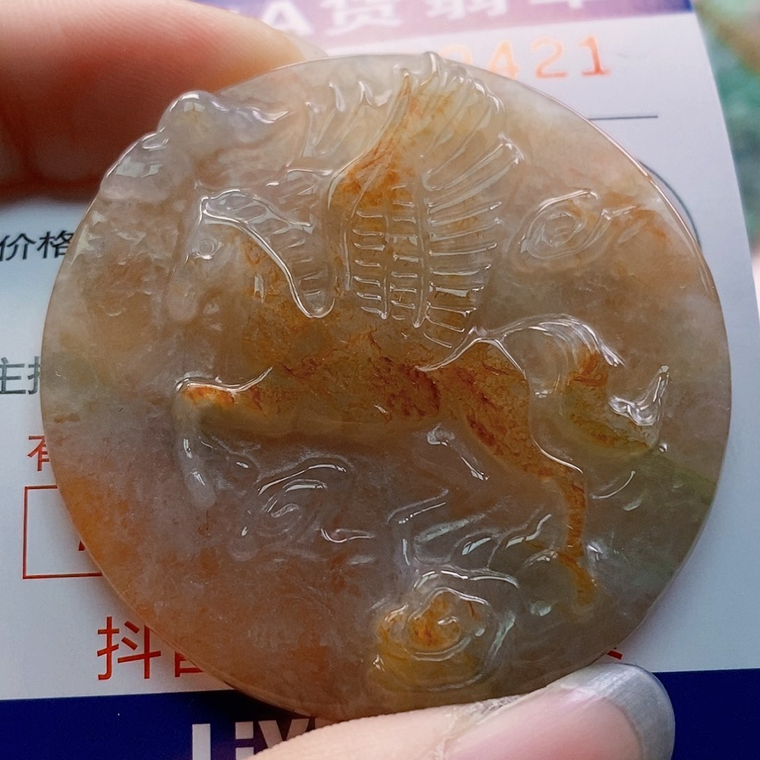 吊坠(不含链)未镶嵌翡翠
