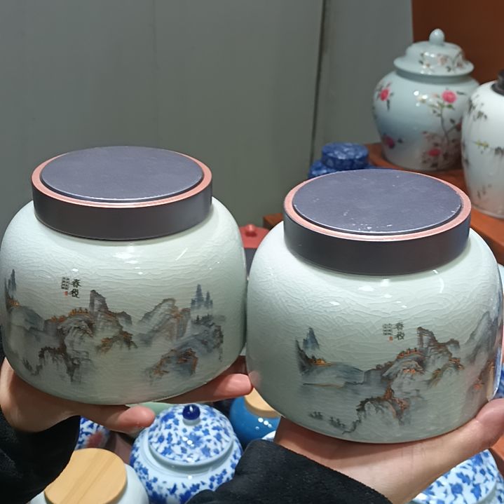 其他陶瓷茶叶罐密封高温