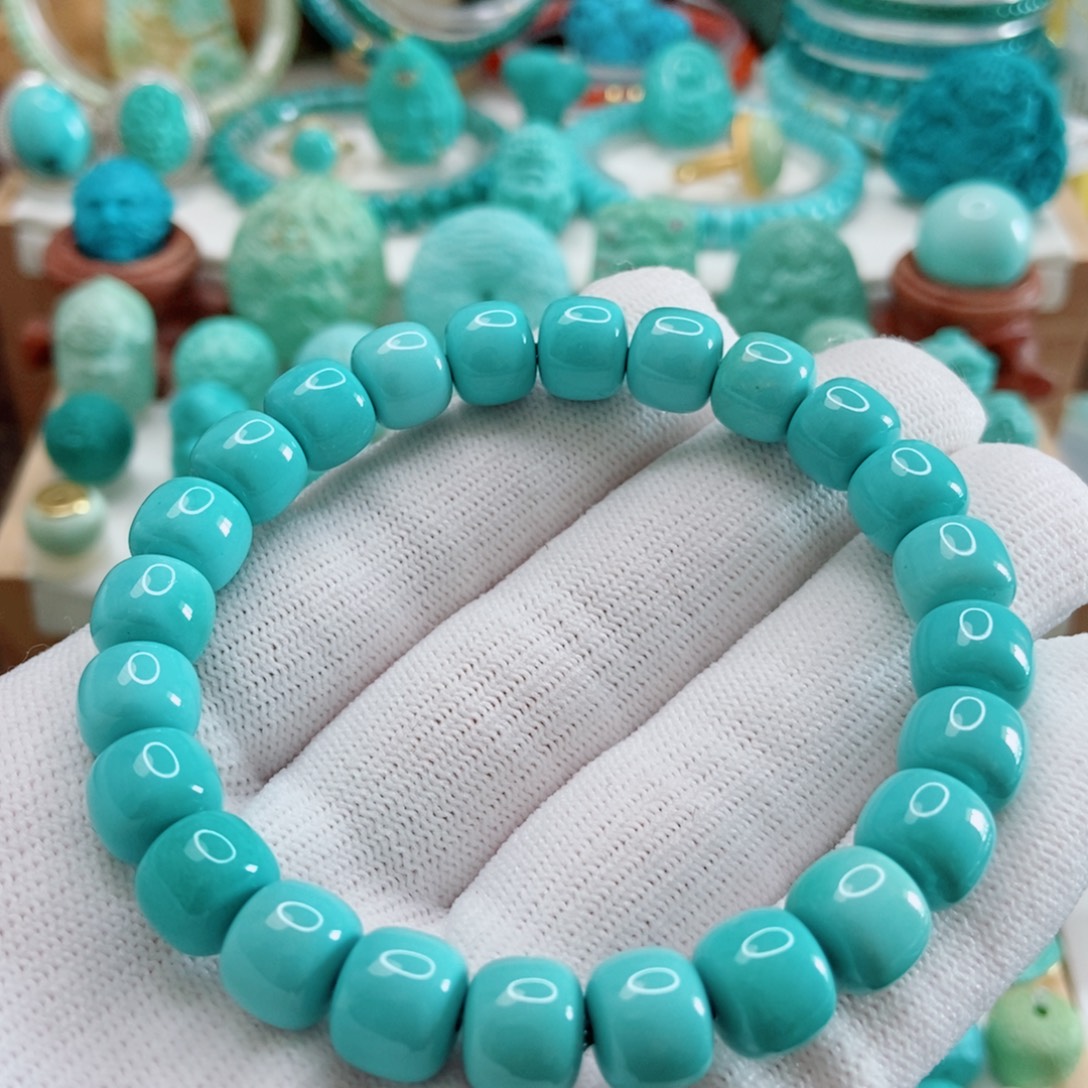 绿松石未镶嵌手串