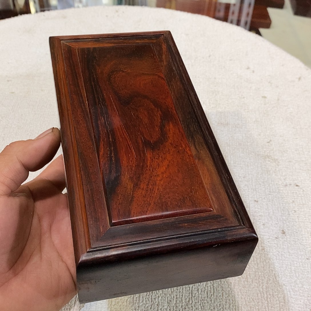 微凹黄檀（南美大红酸枝）盒20/10/5