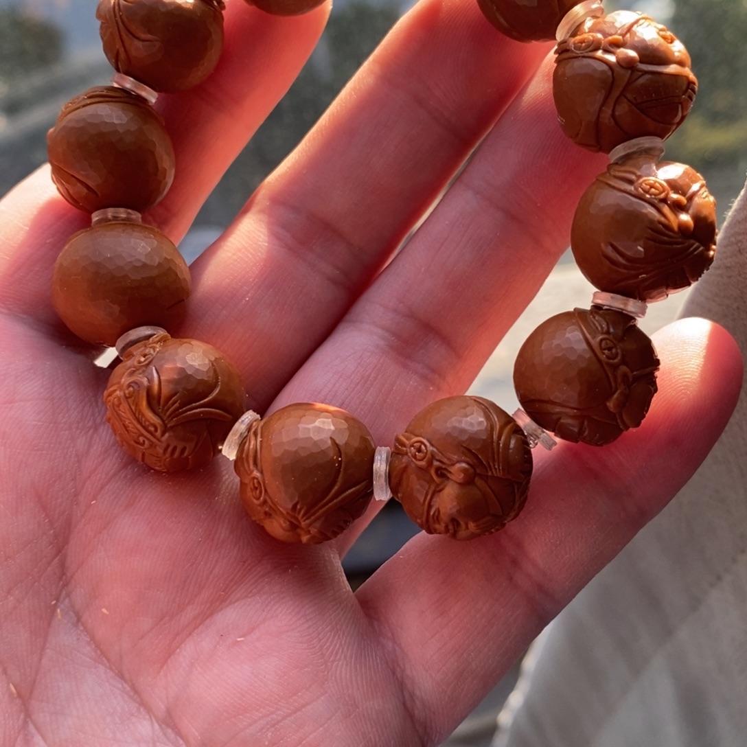 大***帅手串/手链橄榄核橄榄核财神手串