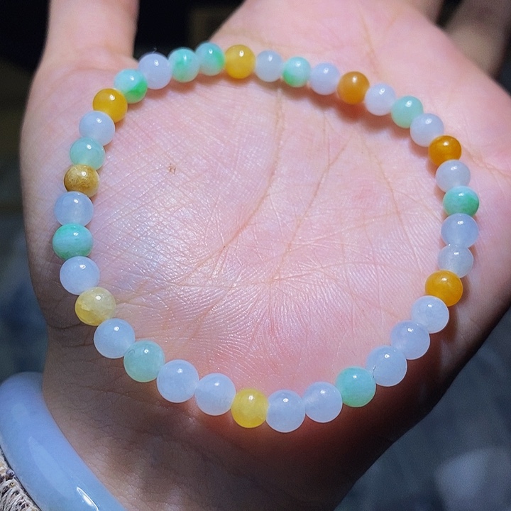 未镶嵌手串翡翠天然缅甸A货翡翠5