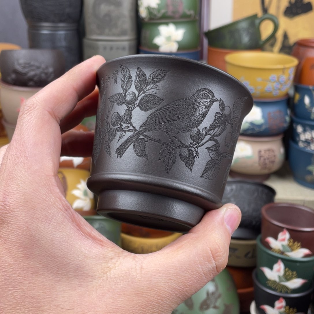 紫砂茶杯紫砂茶杯