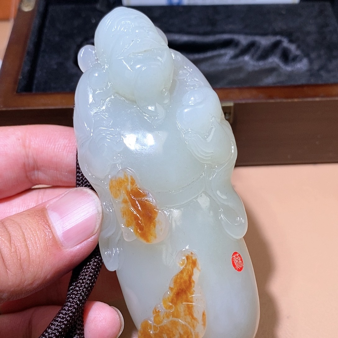 和田玉未镶嵌颈饰F