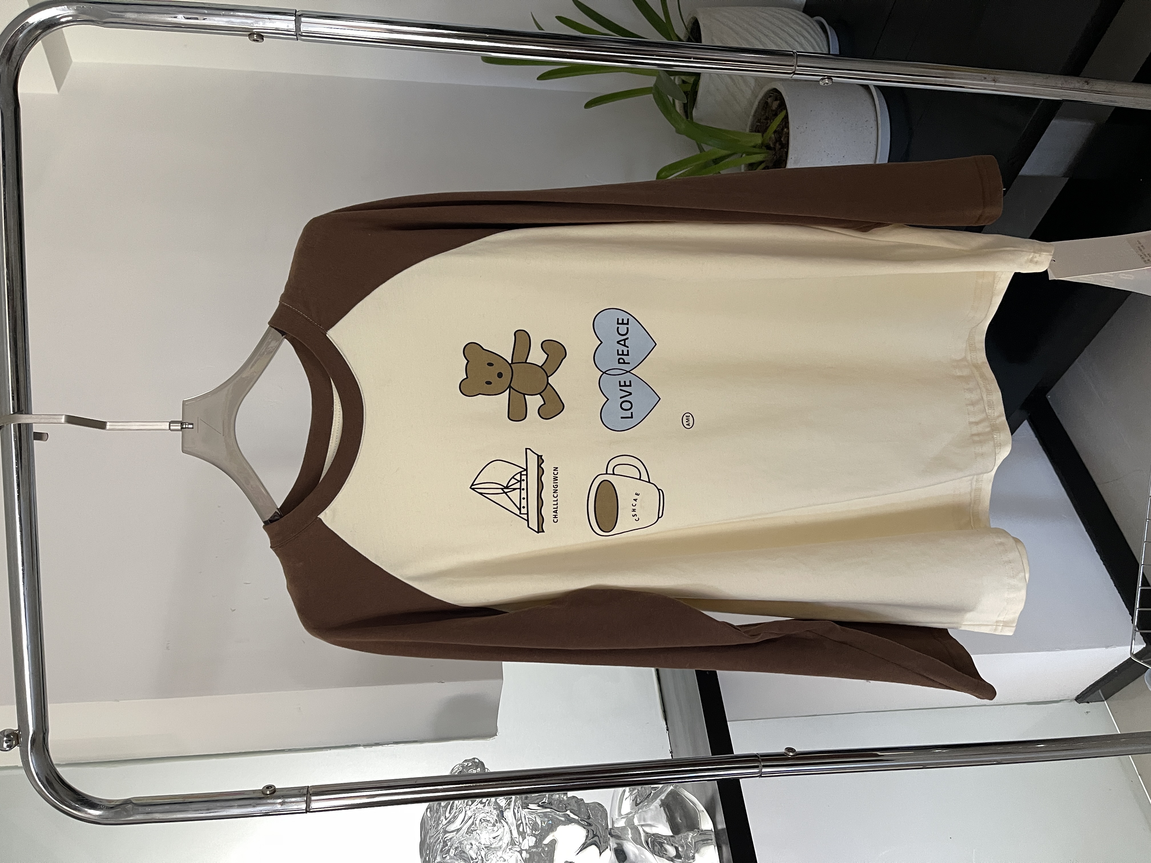 zhaoxiaopao赵小泡 甜美小熊减龄长袖