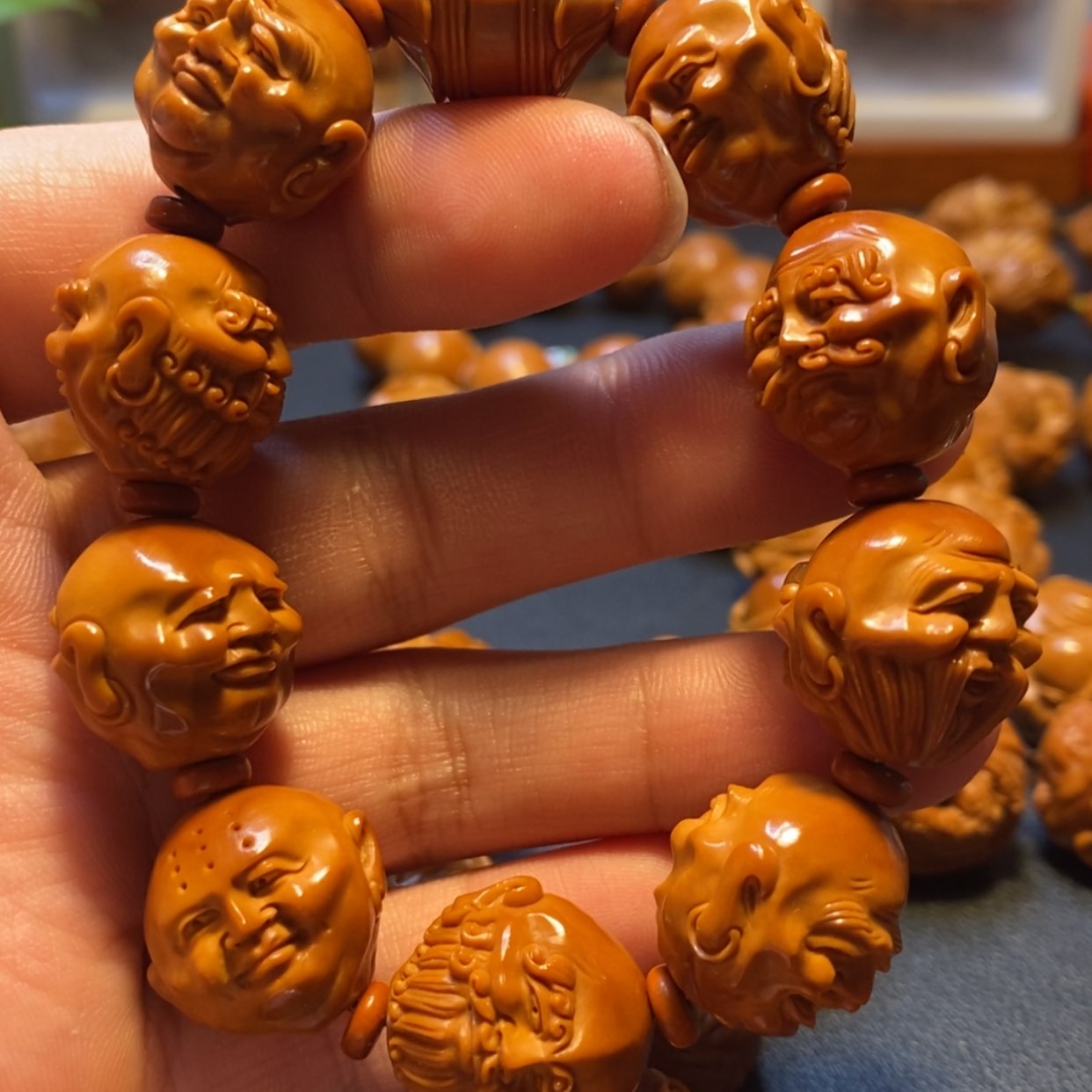 【闪购商品】橄榄核手串/手链苏工名家高精品油核2.0须派罗汉