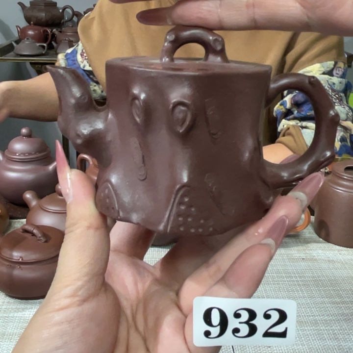 紫砂茶杯宜兴原矿紫砂精品手工