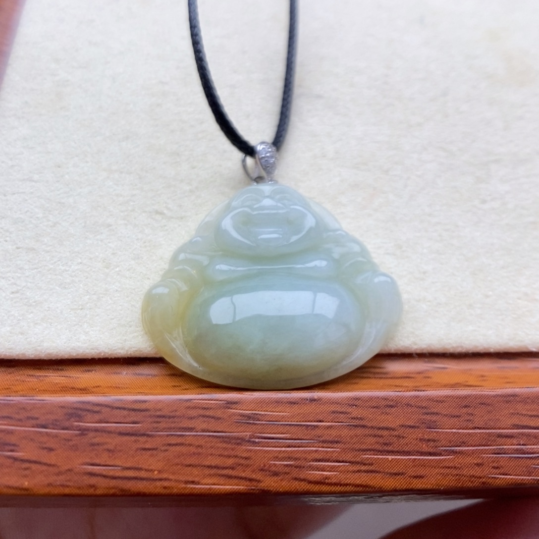 翡翠银S925镶嵌颈饰吊坠3