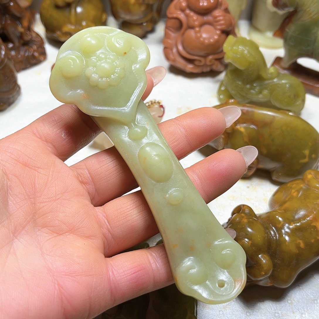 草珠菩提吊坠白玉菩提吊坠