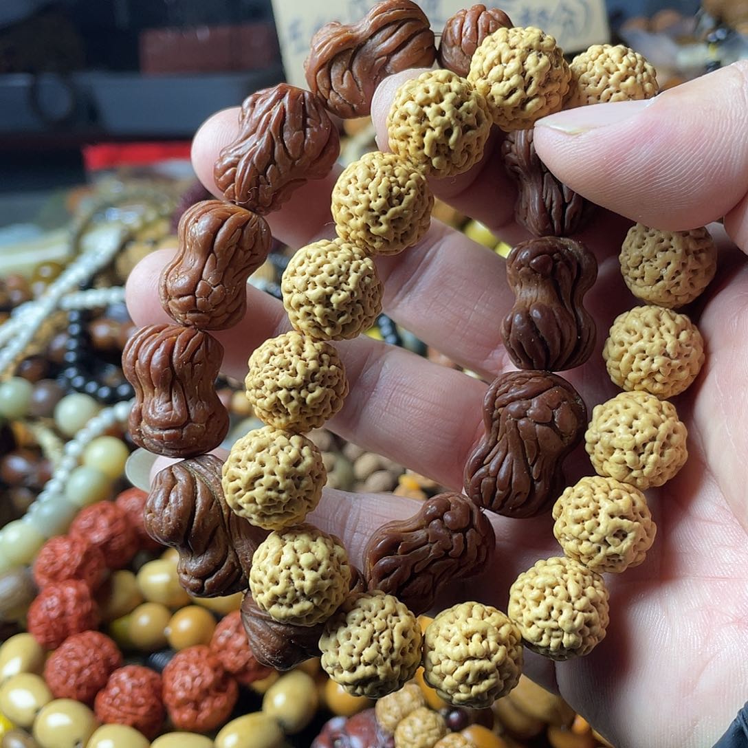 佛螺菩提吊坠两件套