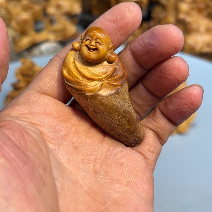 护***形柏木（崖柏）根雕工艺摆件