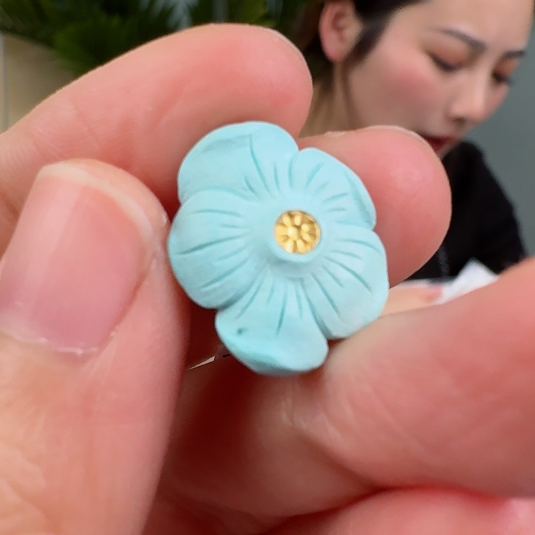 绿松石珠宝奇石未镶嵌