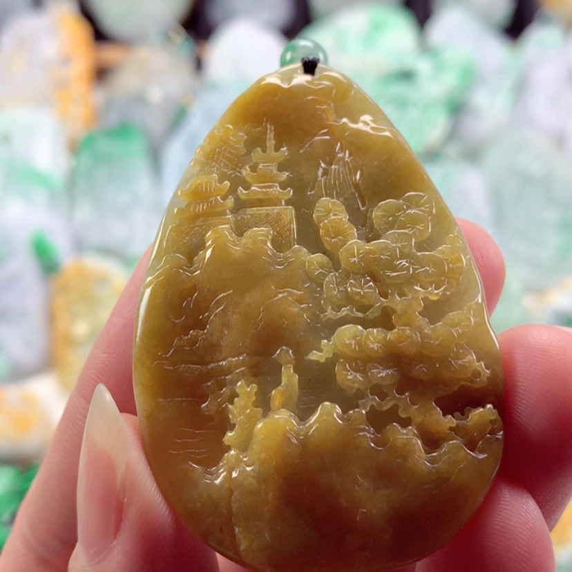 【闪购商品】翡翠吊坠(不含链)未镶嵌
