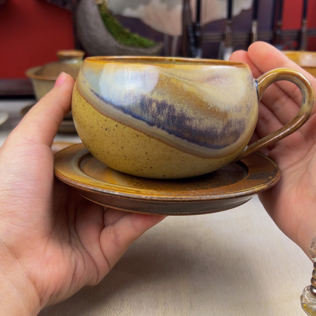 杯纯手工柴烧主人杯