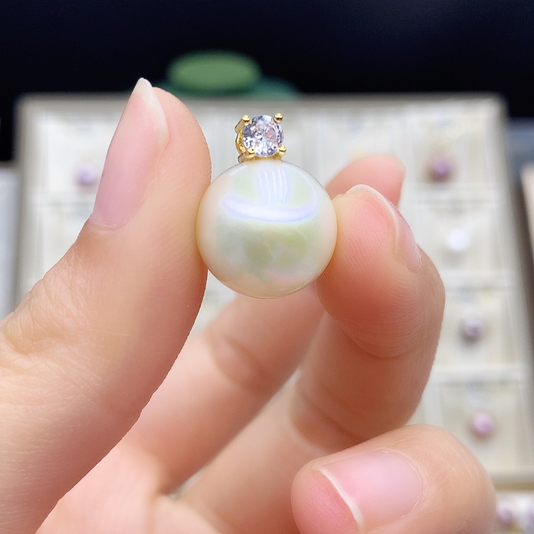 淡水珍珠颈饰合金