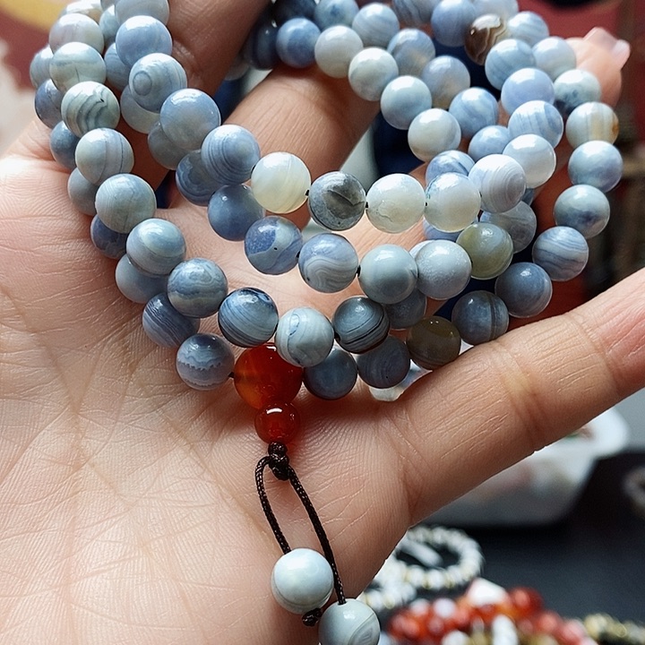 玛瑙/玉髓颈饰合金