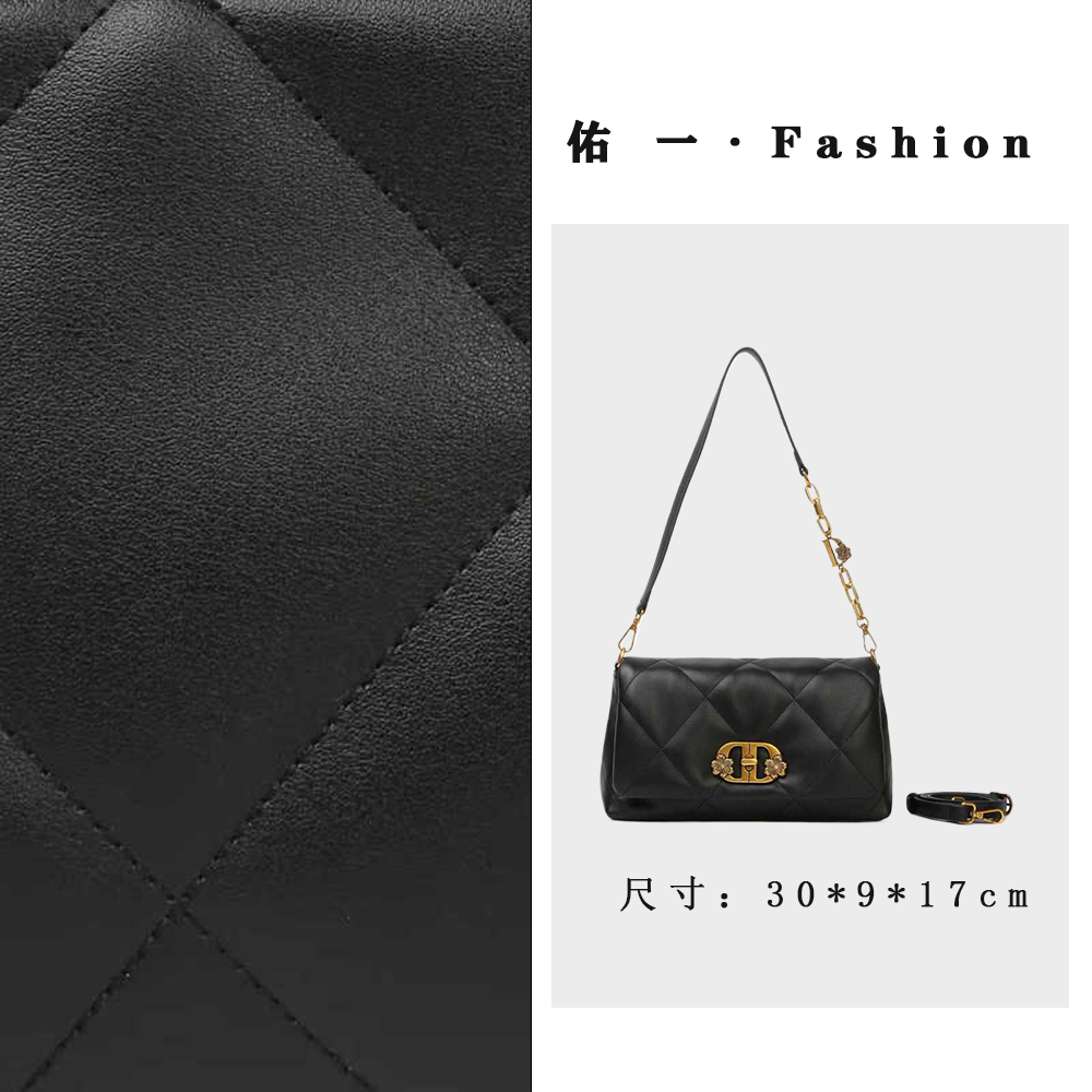 【工厂直销】BF-66658-黑色轻奢时尚女包