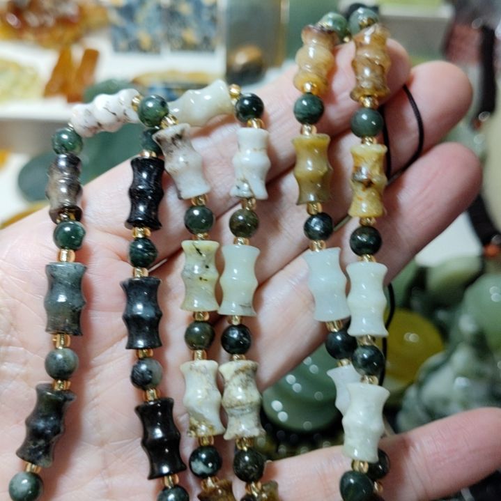 岫玉未镶嵌链子链子