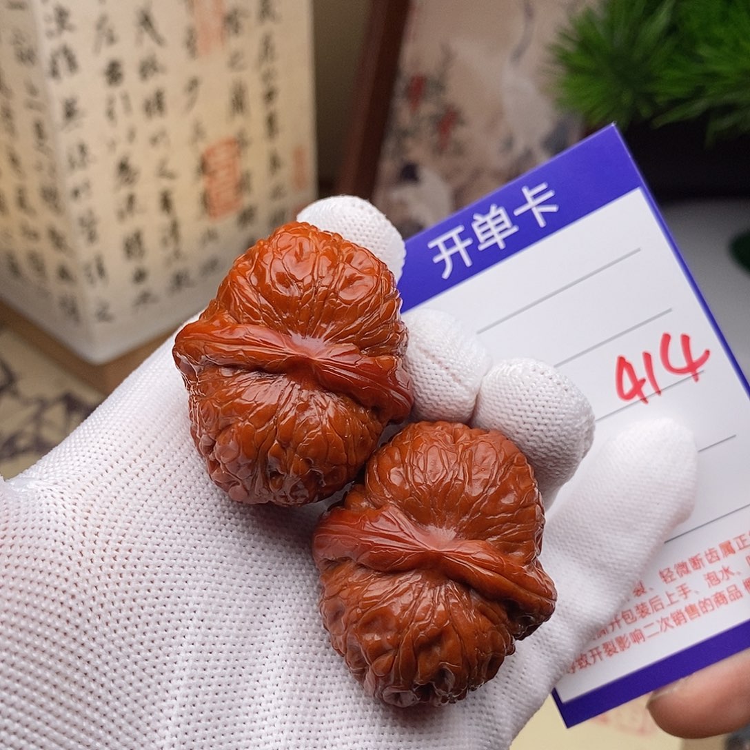 文玩核桃把件41元宝414