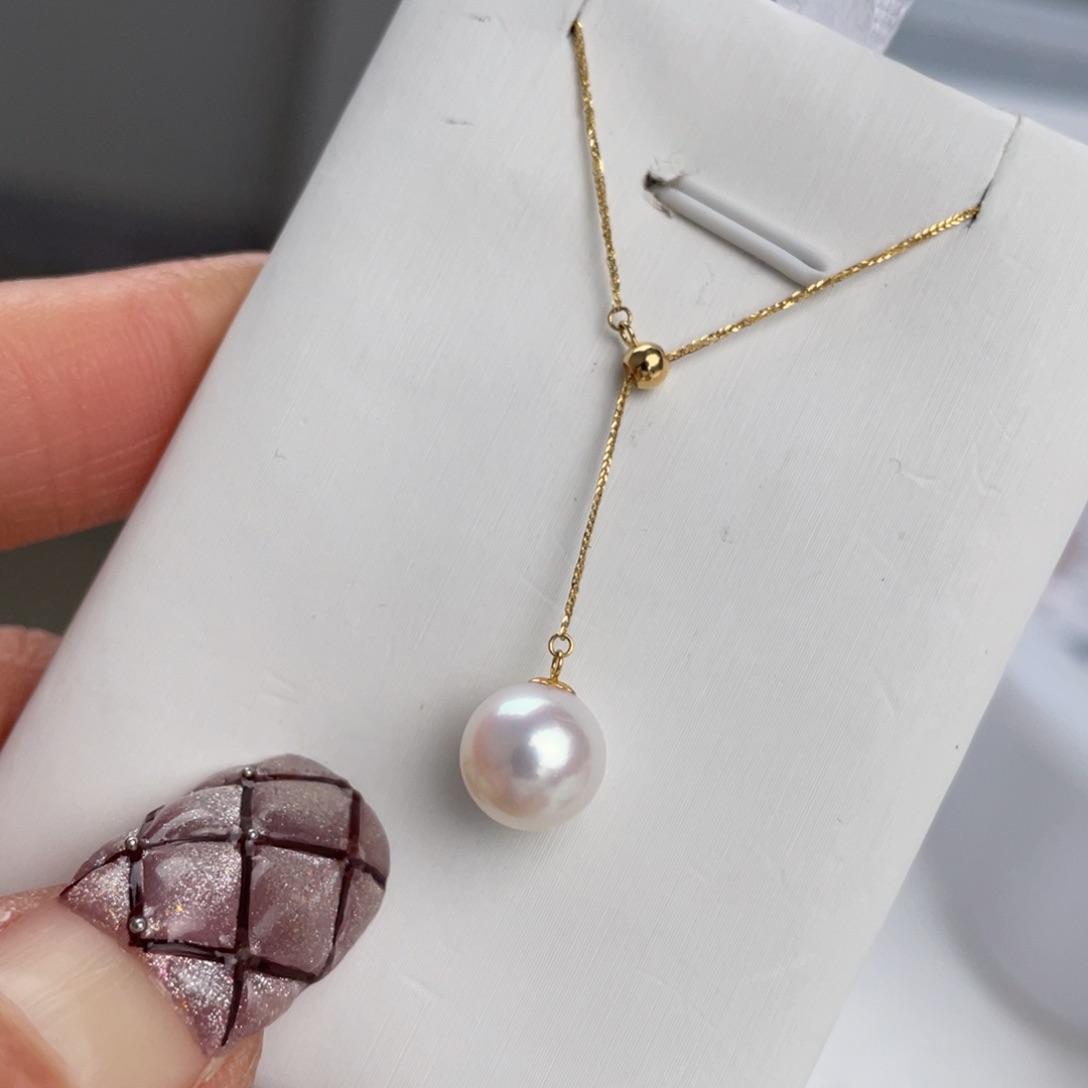 海水珍珠颈饰18K金镶嵌