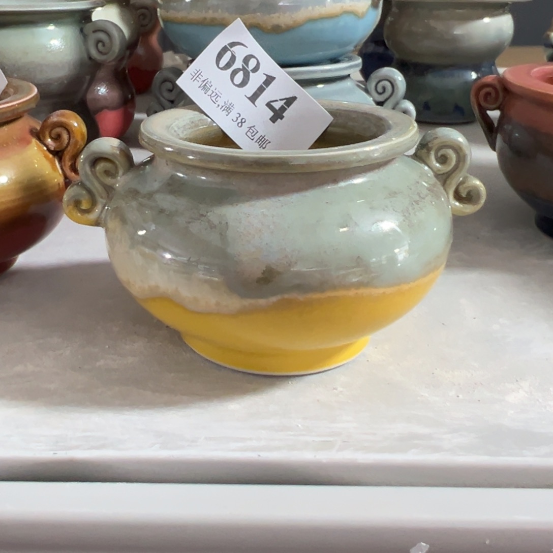 陶瓷景德镇手工花盆