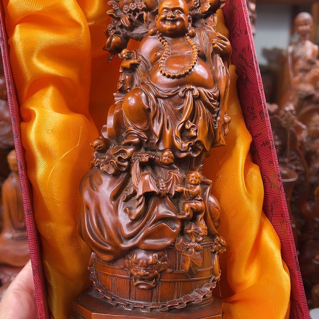 黄杨木黄杨木雕刻高度20厘米