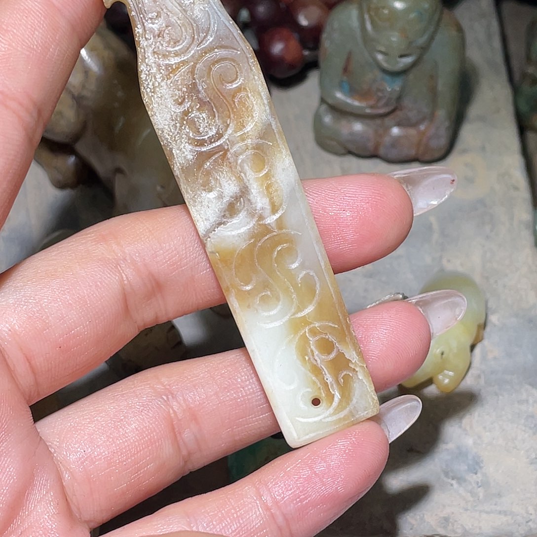 老***大和田玉（糖玉）未镶嵌挂件