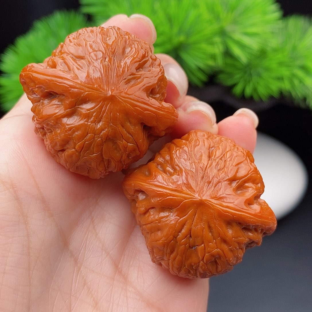 文玩核桃把件39铁锤