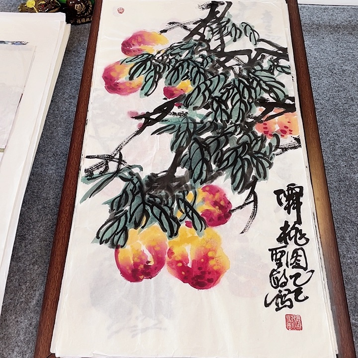 国画张圣敏先生纯手绘作品