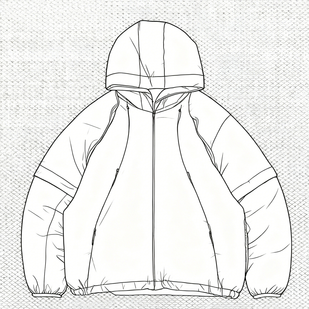 【Montendre】 秋冬新款 M 宽松百搭时尚连帽可拆卸保暖加厚羽绒服