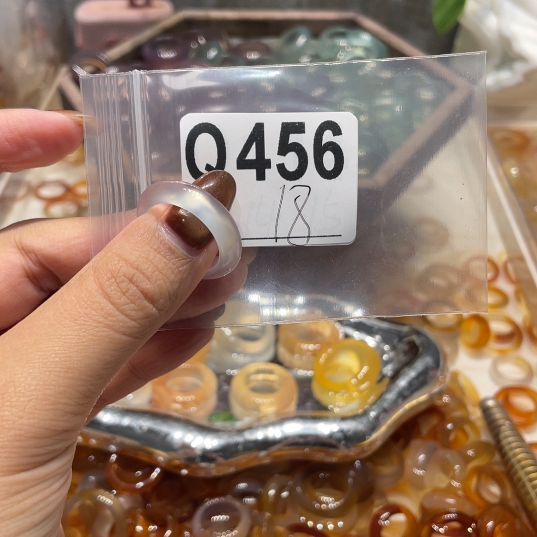 玛瑙/玉髓未镶嵌戒指456