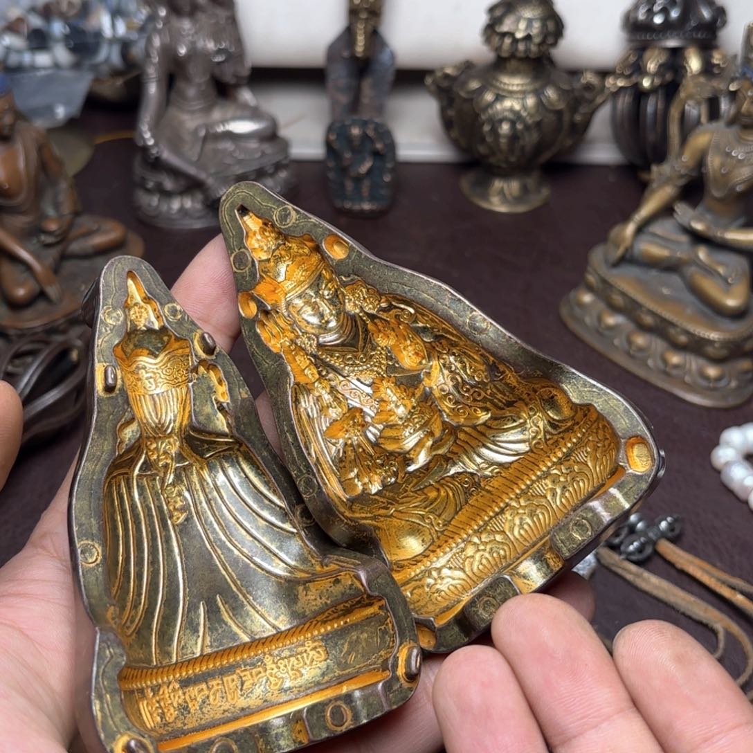 铜星月菩提挂件菩提