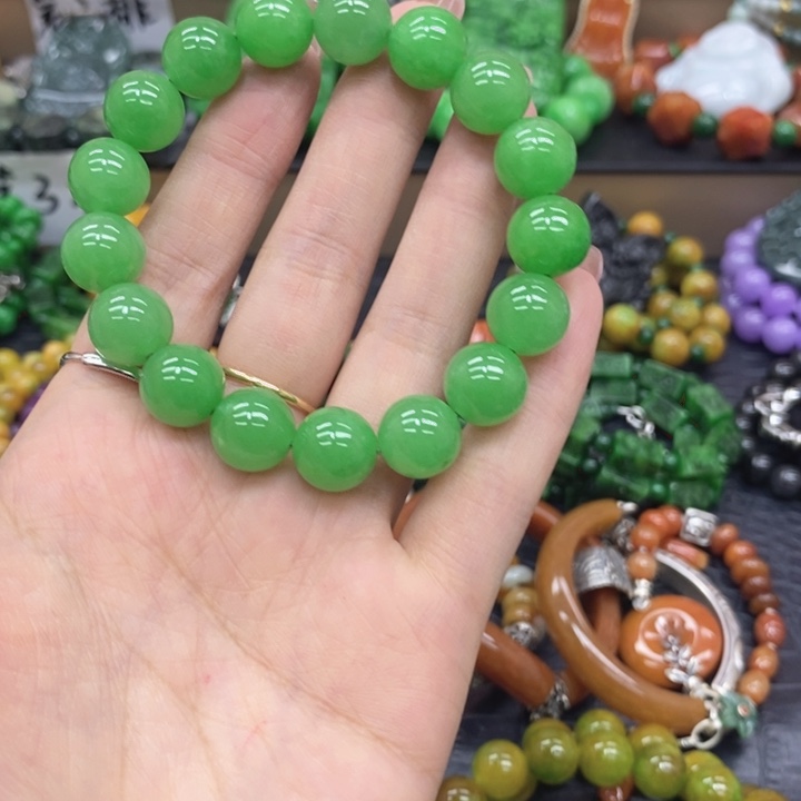 两***树未镶嵌手链翡翠手链6