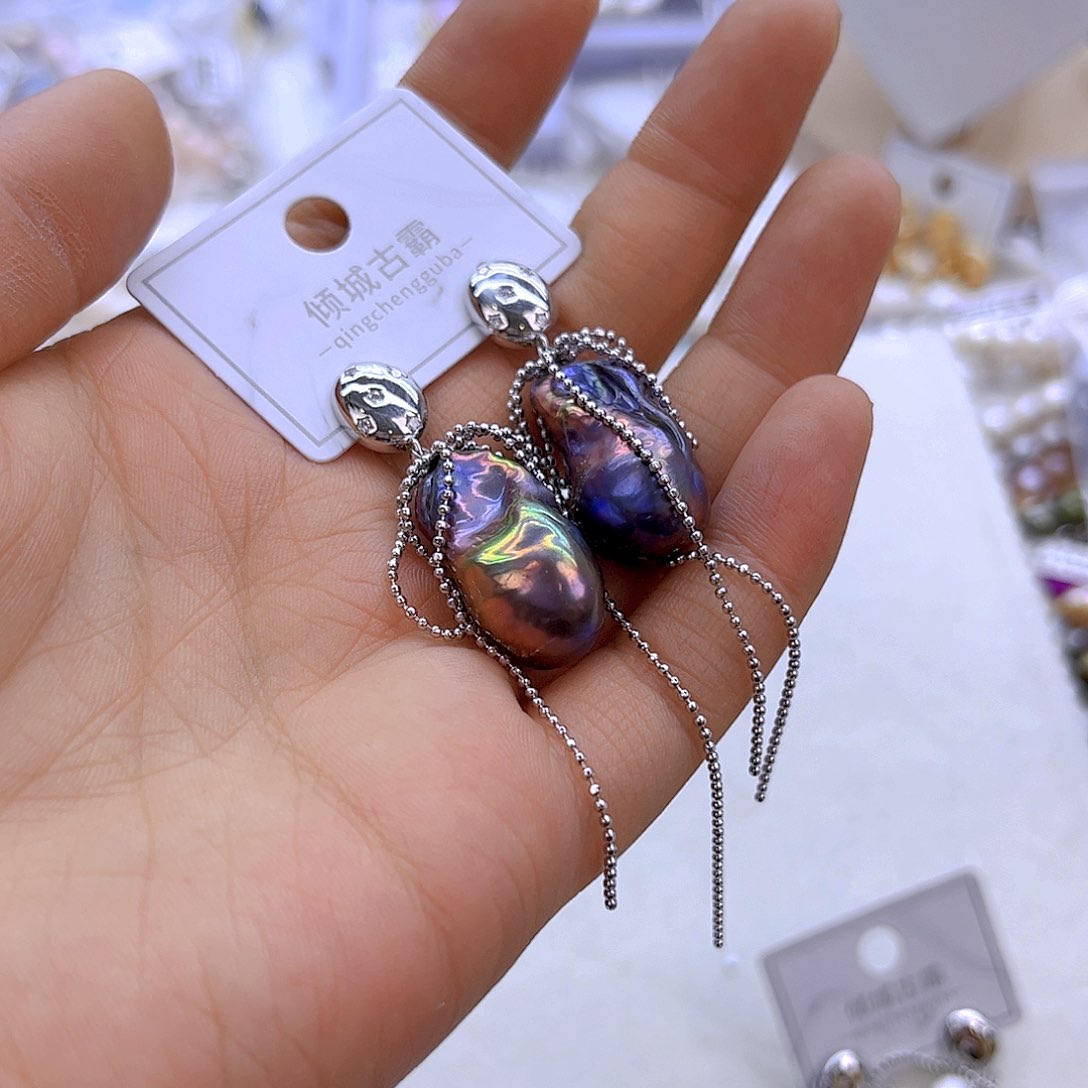 银S925镶嵌淡水珍珠项链定制137一**之