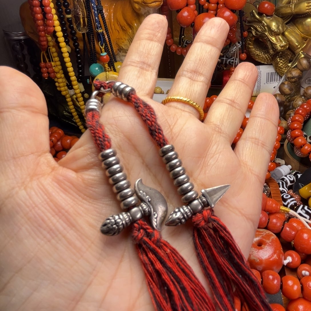 老***檀琉璃颈饰大漂亮一条