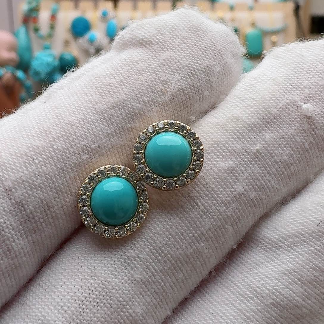 绿松石珠宝奇石未镶嵌