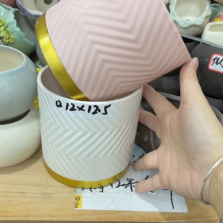 陶瓷花盆凑12米包邮