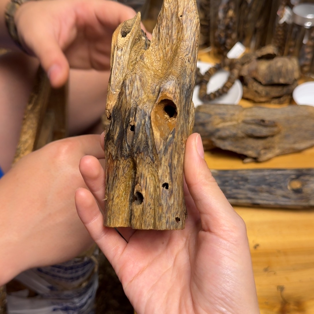 沉香沉香碎屑白棋块料77克