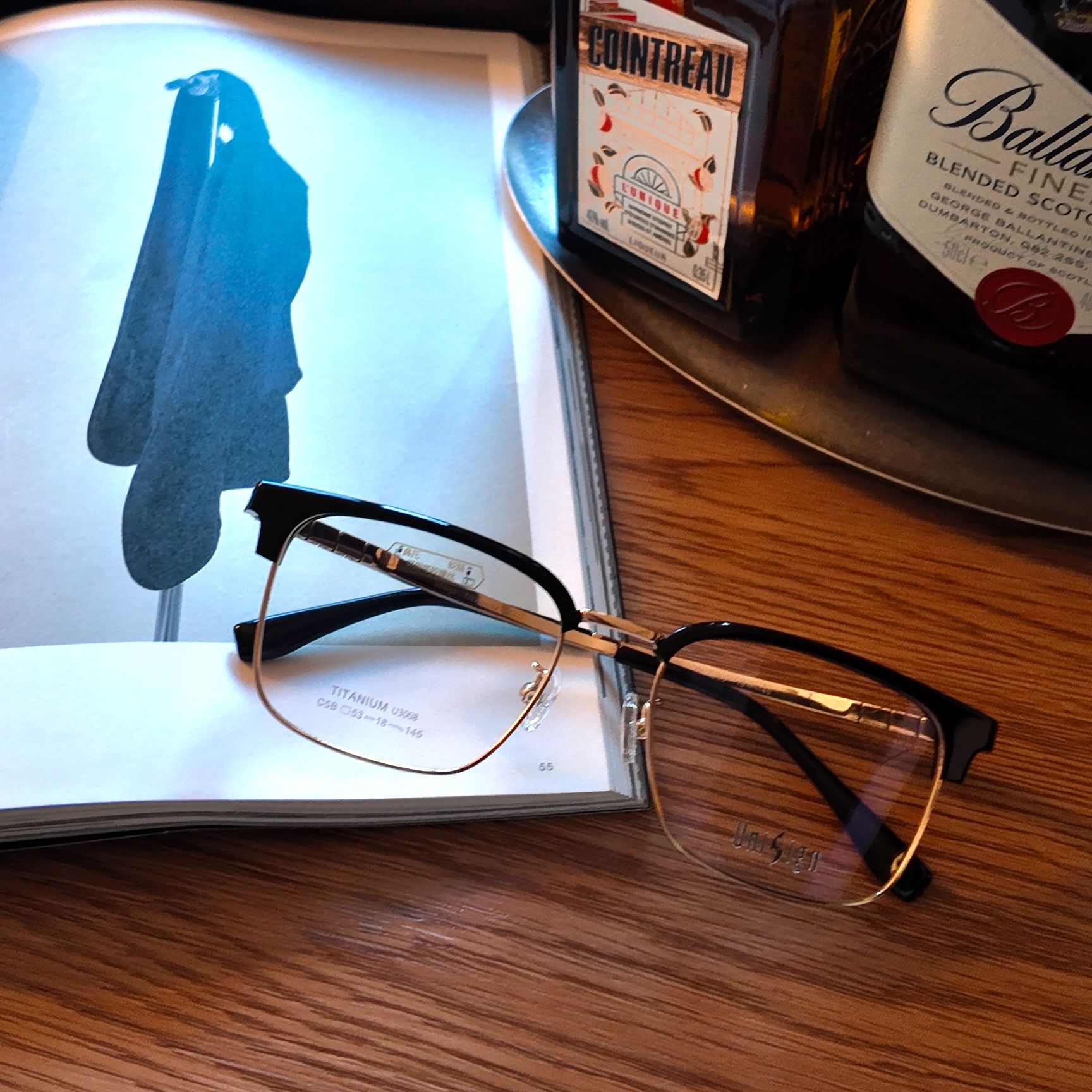 Jandt时尚板材眼镜框男女同款复古半框镜架